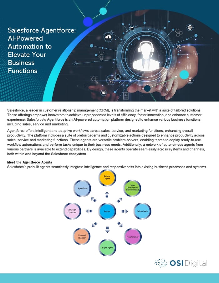 White Paper: Salesforce Agentforce: AI-Powered Automation to Elevate Your Business Functions