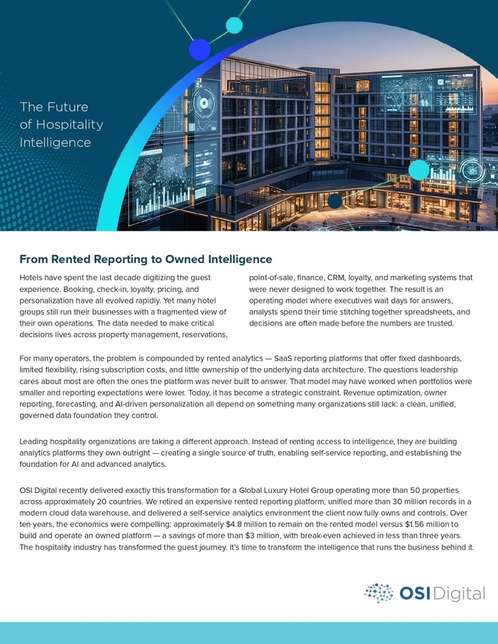 White Paper: The Future of Hospitality Analytics